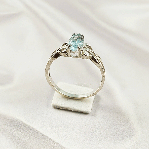 Multi Gemstone Ring in Solid 925 Sterling Silver, Colorful Stone Chic Style Ring, Lightweight Jewelry, A6DP25