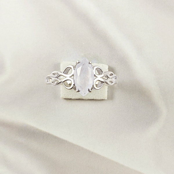 Multi Gemstone Ring in Solid 925 Sterling Silver, Colorful Stone Chic Style Ring, Lightweight Jewelry, A6DP25