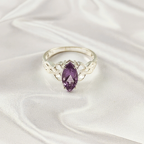 Multi Gemstone Ring in Solid 925 Sterling Silver, Colorful Stone Chic Style Ring, Lightweight Jewelry, A6DP25