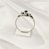 Multi Gemstone Ring in Solid 925 Sterling Silver, Colorful Stone Trendy Ring, Lightweight Jewelry, A6DP24