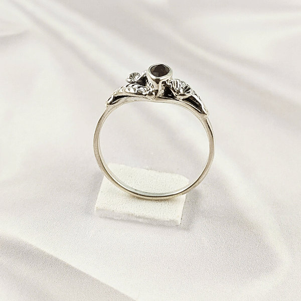 Multi Gemstone Ring in Solid 925 Sterling Silver, Colorful Stone Trendy Ring, Lightweight Jewelry, A6DP24