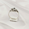 Multi Gemstone Ring in Solid 925 Sterling Silver, Colorful Stone Trendy Ring, Lightweight Jewelry, A6DP24