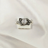 Multi Gemstone Ring in Solid 925 Sterling Silver, Colorful Stone Trendy Ring, Lightweight Jewelry, A6DP24
