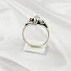 Multi Gemstone Ring in Solid 925 Sterling Silver, Colorful Stone Trendy Ring, Lightweight Jewelry, A6DP24