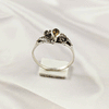 Multi Gemstone Ring in Solid 925 Sterling Silver, Colorful Stone Trendy Ring, Lightweight Jewelry, A6DP24