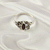 Multi Gemstone Ring in Solid 925 Sterling Silver, Colorful Stone Trendy Ring, Lightweight Jewelry, A6DP24