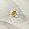 Multi Gemstone Ring in Solid 925 Sterling Silver, Colorful Stone Minimal Style Ring, Lightweight Jewelry, A6DP23