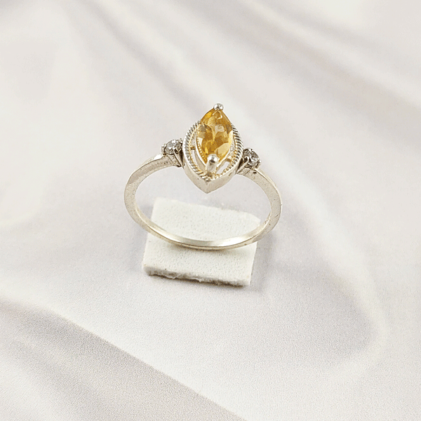 Multi Gemstone Ring in Solid 925 Sterling Silver, Colorful Stone Minimal Style Ring, Lightweight Jewelry, A6DP23