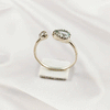 Multi Gemstone Ring in Solid 925 Sterling Silver, Colorful Stone Refined Style Ring, Lightweight Jewelry, A6DP27