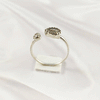 Multi Gemstone Ring in Solid 925 Sterling Silver, Colorful Stone Refined Style Ring, Lightweight Jewelry, A6DP27