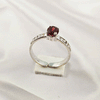 Multi Gemstone Ring in Solid 925 Sterling Silver, Colorful Stone Artistic Style Ring, Lightweight Jewelry, A6DP26