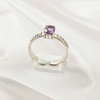 Multi Gemstone Ring in Solid 925 Sterling Silver, Colorful Stone Artistic Style Ring, Lightweight Jewelry, A6DP26