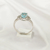 Multi Gemstone Ring in Solid 925 Sterling Silver, Colorful Stone Signature Style Ring, Lightweight Jewelry, A6DP31