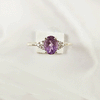 Multi Gemstone Ring in Solid 925 Sterling Silver, Colorful Stone Signature Style Ring, Lightweight Jewelry, A6DP31