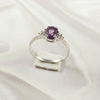 Multi Gemstone Ring in Solid 925 Sterling Silver, Colorful Stone Signature Style Ring, Lightweight Jewelry, A6DP31