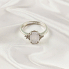 Multi Gemstone Ring in Solid 925 Sterling Silver, Colorful Stone Signature Style Ring, Lightweight Jewelry, A6DP31