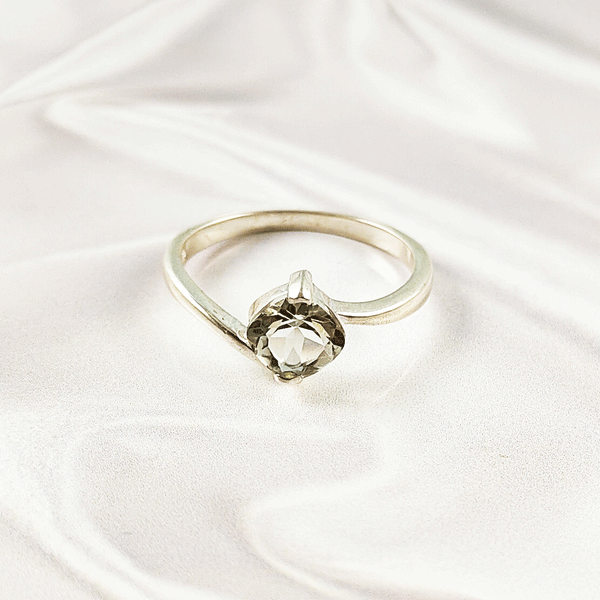Multi Gemstone Ring in Solid 925 Sterling Silver, Colorful Stone Graceful Style Ring, Lightweight Jewelry, A6DP28