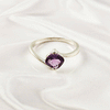 Multi Gemstone Ring in Solid 925 Sterling Silver, Colorful Stone Graceful Style Ring, Lightweight Jewelry, A6DP28