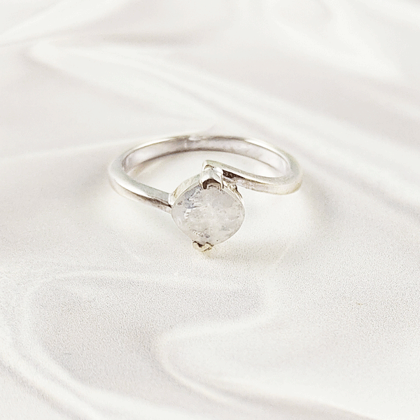 Multi Gemstone Ring in Solid 925 Sterling Silver, Colorful Stone Graceful Style Ring, Lightweight Jewelry, A6DP28