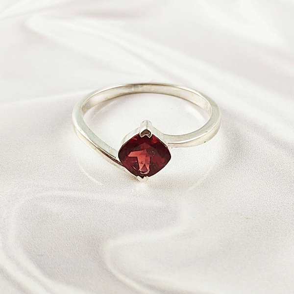 Multi Gemstone Ring in Solid 925 Sterling Silver, Colorful Stone Graceful Style Ring, Lightweight Jewelry, A6DP28
