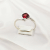 Multi Gemstone Ring in Solid 925 Sterling Silver, Colorful Stone Graceful Style Ring, Lightweight Jewelry, A6DP28