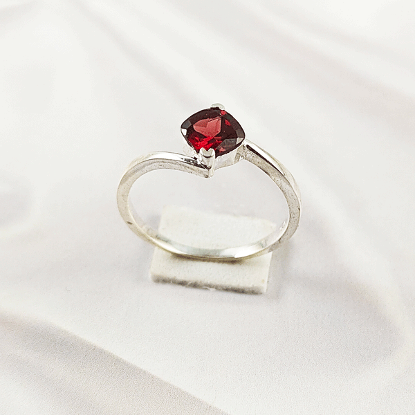 Multi Gemstone Ring in Solid 925 Sterling Silver, Colorful Stone Graceful Style Ring, Lightweight Jewelry, A6DP28
