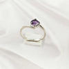 Multi Gemstone Ring in Solid 925 Sterling Silver, Colorful Stone Graceful Style Ring, Lightweight Jewelry, A6DP28