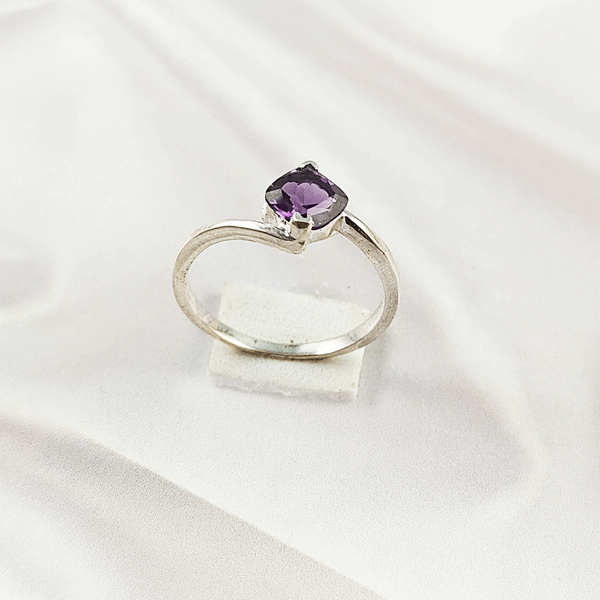 Multi Gemstone Ring in Solid 925 Sterling Silver, Colorful Stone Graceful Style Ring, Lightweight Jewelry, A6DP28