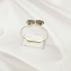 Multi Gemstone Ring in Solid 925 Sterling Silver, Colorful Stone Contemporary Chic Ring, Lightweight Jewelry, A6DP30