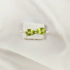 Multi Gemstone Ring in Solid 925 Sterling Silver, Colorful Stone Contemporary Chic Ring, Lightweight Jewelry, A6DP30