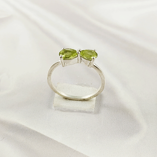 Multi Gemstone Ring in Solid 925 Sterling Silver, Colorful Stone Contemporary Chic Ring, Lightweight Jewelry, A6DP30
