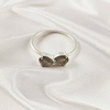 Multi Gemstone Ring in Solid 925 Sterling Silver, Colorful Stone Contemporary Chic Ring, Lightweight Jewelry, A6DP30
