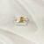 Multi Gemstone Adjustable Ring in Solid 925 Sterling Silver, Colorful Stone Open Style Ring, Lightweight Jewelry, A6DP32