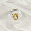 Multi Gemstone Ring in Solid 925 Sterling Silver, Colorful Stone Modern Ring, Lightweight Designer Jewelry, A6NP39