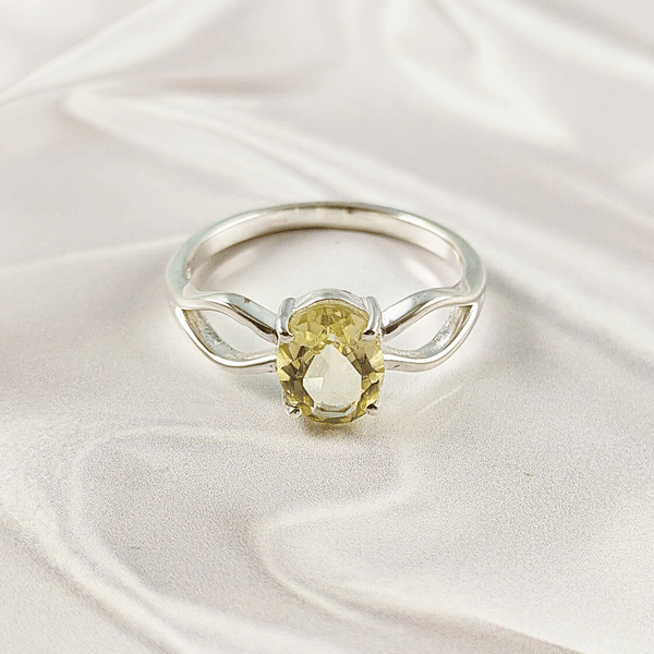 Multi Gemstone Ring in Solid 925 Sterling Silver, Colorful Stone Modern Ring, Lightweight Designer Jewelry, A6NP39