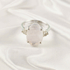 Multi Gemstone Ring in 925 Sterling Silver, Mixed Color Stone Modern Ring, Lightweight Stylish Jewelry, A6NP34