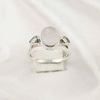 Multi Gemstone Ring in Solid 925 Sterling Silver, Colorful Stone Elegant Ring, Lightweight Stylish Jewelry, A6NP40