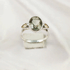 Multi Gemstone Ring in Solid 925 Sterling Silver, Colorful Stone Elegant Ring, Lightweight Stylish Jewelry, A6NP40