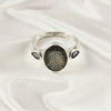 Multi Gemstone Ring in Solid 925 Sterling Silver, Colorful Stone Elegant Ring, Lightweight Stylish Jewelry, A6NP40