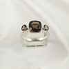 Multi Gemstone Ring in Solid 925 Sterling Silver, Vibrant Mixed Stone Ring, Lightweight Designer Jewelry, A6NP37