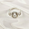 Multi Gemstone Ring in Solid 925 Sterling Silver, Vibrant Mixed Stone Ring, Lightweight Designer Jewelry, A6NP37