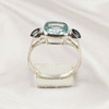 Multi Gemstone Ring in Solid 925 Sterling Silver, Colorful Stone Ring, Lightweight Designer Jewelry, A6NP38