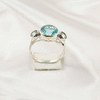 Multi Gemstone Ring in Solid 925 Sterling Silver, Colorful Stone Ring, Lightweight Designer Jewelry, A6NP38