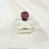 Multi Gemstone Ring in Solid 925 Sterling Silver, Colorful Stone Artistic Ring, Lightweight Statement Jewelry, A6NP36