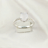 Multi Gemstone Ring in Solid 925 Sterling Silver, Colorful Stone Artistic Ring, Lightweight Statement Jewelry, A6NP36