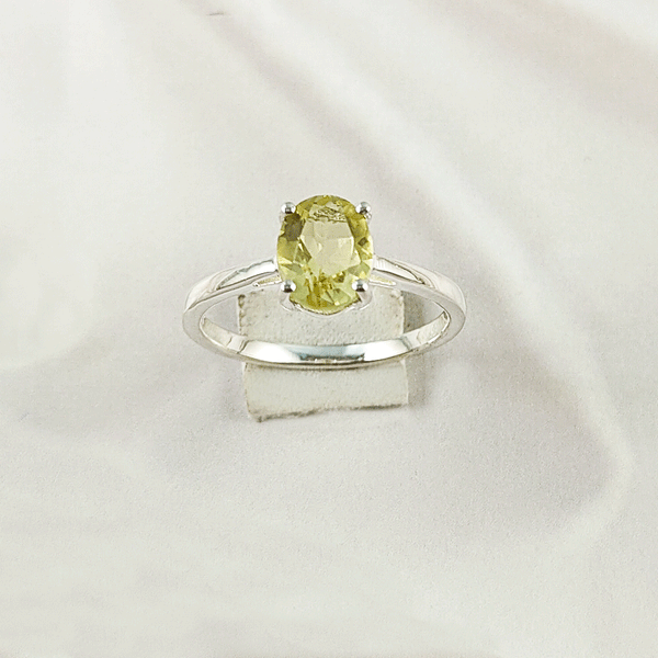 Multi Gemstone Ring in Solid 925 Sterling Silver, Colorful Stone Artistic Ring, Lightweight Statement Jewelry, A6NP36