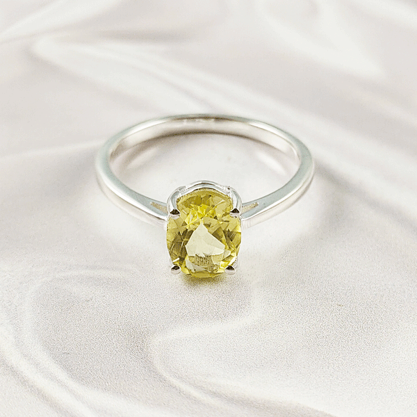 Multi Gemstone Ring in Solid 925 Sterling Silver, Colorful Stone Artistic Ring, Lightweight Statement Jewelry, A6NP36