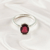 Multi Gemstone Ring in Solid 925 Sterling Silver, Colorful Stone Artistic Ring, Lightweight Statement Jewelry, A6NP36