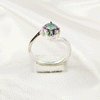 Multi Gemstone Ring in Solid 925 Sterling Silver, Vibrant Stone Contemporary Design, Lightweight Jewelry, A6NP41