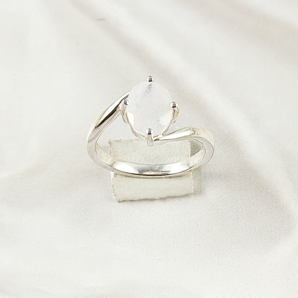 Multi Gemstone Ring in Solid 925 Sterling Silver, Vibrant Stone Contemporary Design, Lightweight Jewelry, A6NP41